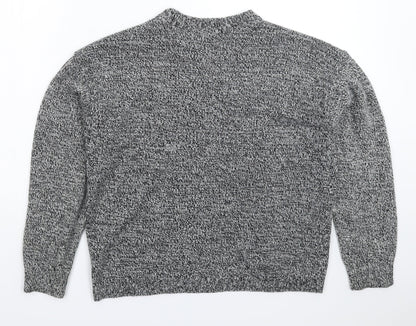 Womens UK Size S Brave Soul Grey Pullover Jumper