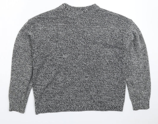 Womens UK Size S Brave Soul Grey Pullover Jumper