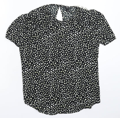 Womens UK Size 8 River Island Multicoloured Basic T-Shirt