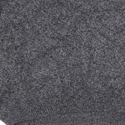 Brand and care label for Jennyfer women’s grey polka dot jumper, size UK 6