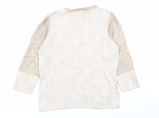 CC Womens Multicoloured Check  Pullover Jumper Size M