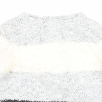 Primark Womens Multicoloured Striped  Pullover Jumper Size 10