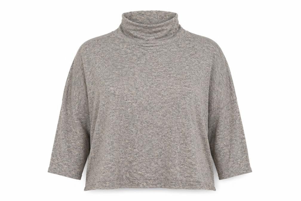 Womens UK Size 12 New Look Beige Basic T-Shirt
