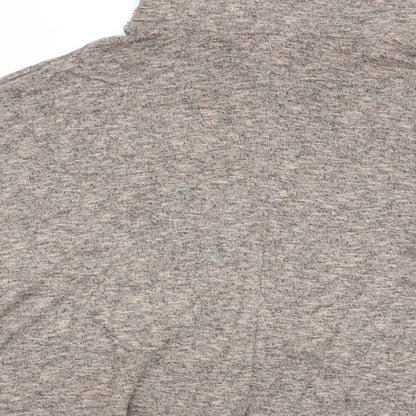 Womens UK Size 12 New Look Beige Basic T-Shirt