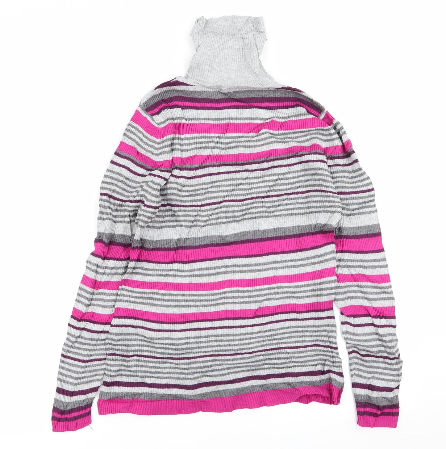 Womens UK Size 16 Papaya Multicoloured Pullover Jumper