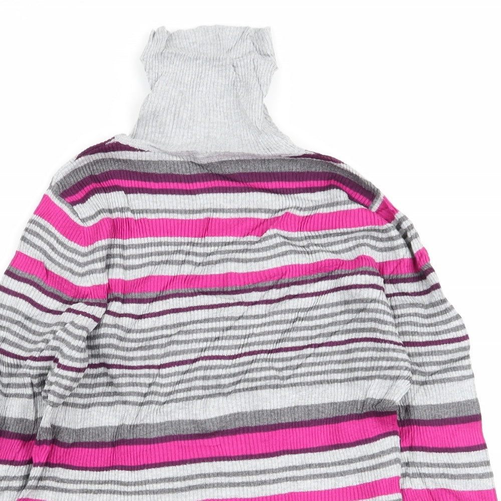 Womens UK Size 16 Papaya Multicoloured Pullover Jumper