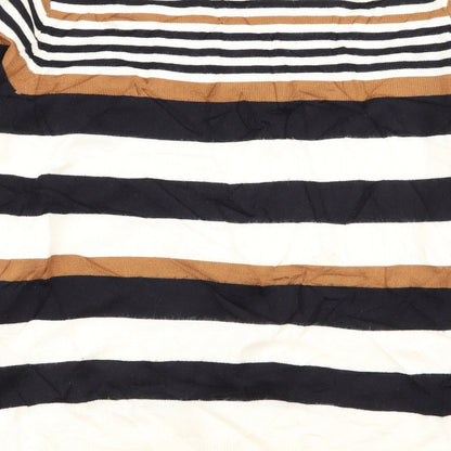 Cedar Wood State Mens Multicoloured Striped  Pullover Jumper Size M