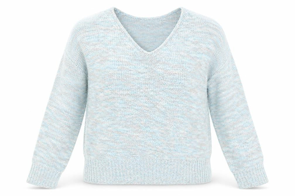 Womens UK Size M Papaya Multicoloured Pullover Jumper
