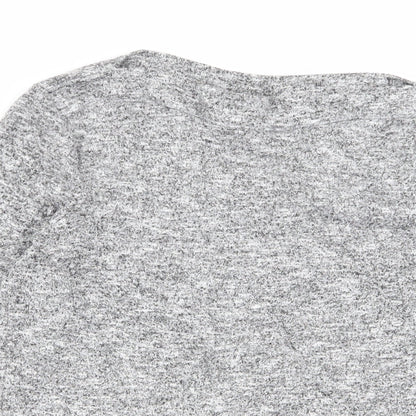 Womens UK Size 12 Dorothy Perkins Grey Basic T-Shirt