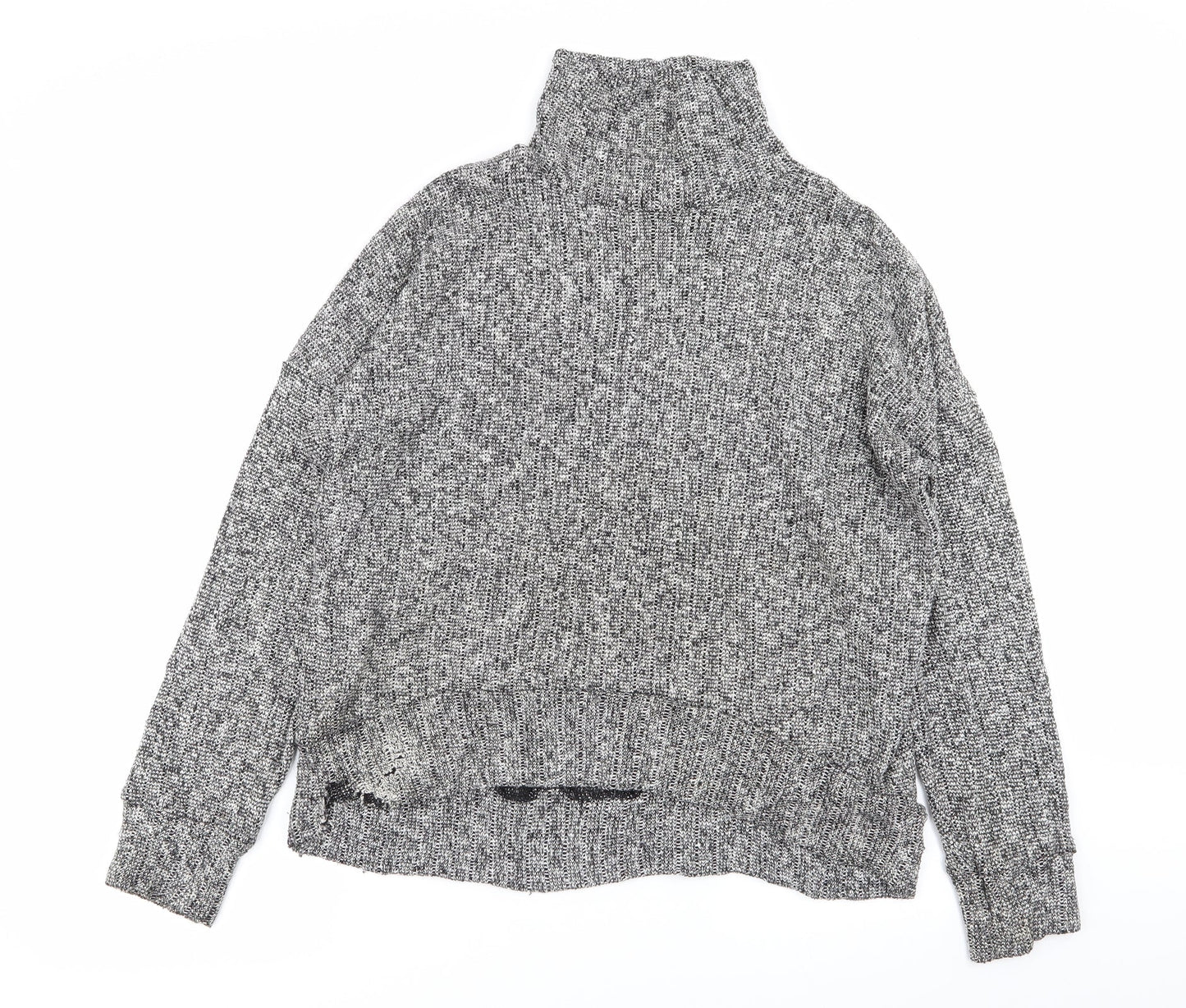 Womens UK Size 12 Topshop Grey Pullover Jumper