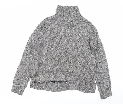Womens UK Size 12 Topshop Grey Pullover Jumper