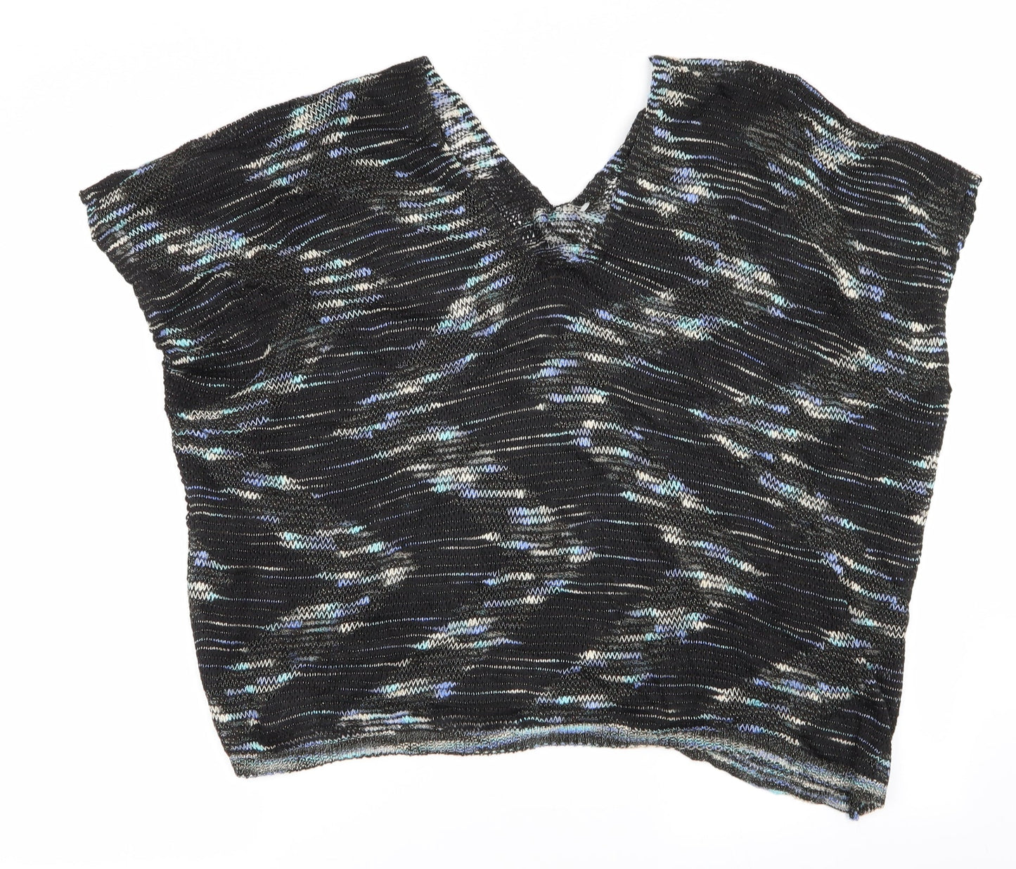 SheIn Womens Multicoloured Geometric  Pullover Jumper Size L