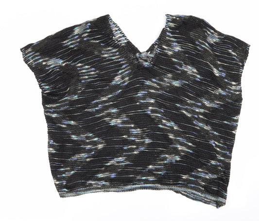 SheIn Womens Multicoloured Geometric  Pullover Jumper Size L