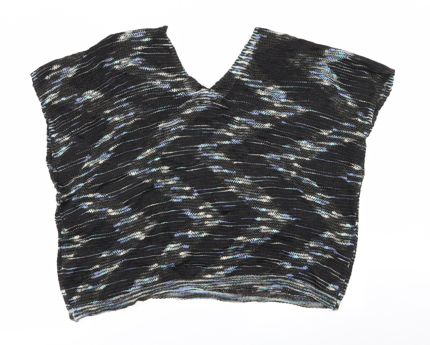 SheIn Womens Multicoloured Geometric  Pullover Jumper Size L