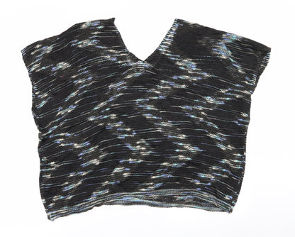 SheIn Womens Multicoloured Geometric  Pullover Jumper Size L