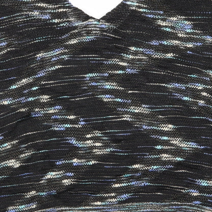 SheIn Womens Multicoloured Geometric  Pullover Jumper Size L