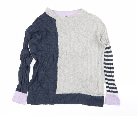 Womens UK Size S M&S Multicoloured Pullover Jumper