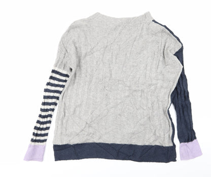 Womens UK Size S M&S Multicoloured Pullover Jumper