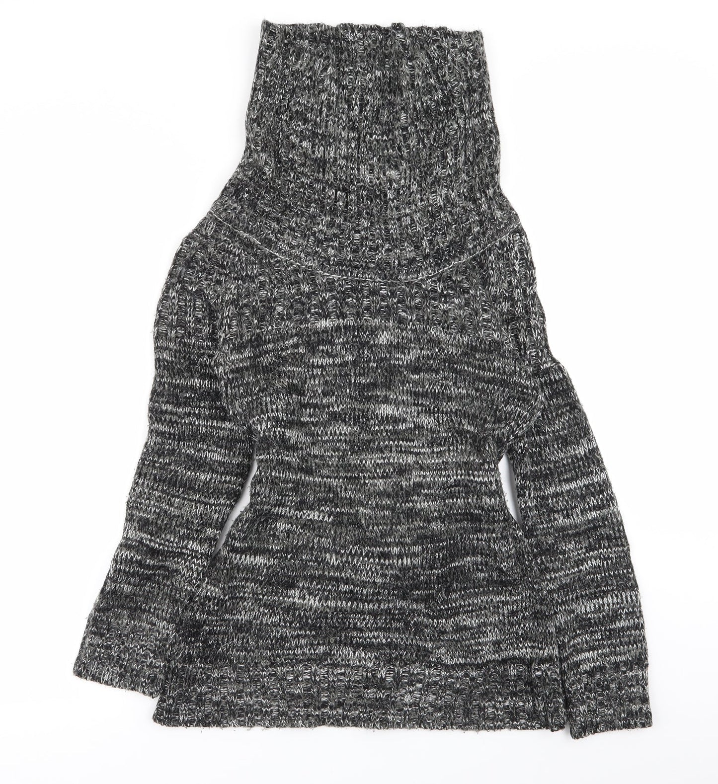 Womens UK Size 10 New Look Grey Pullover Jumper