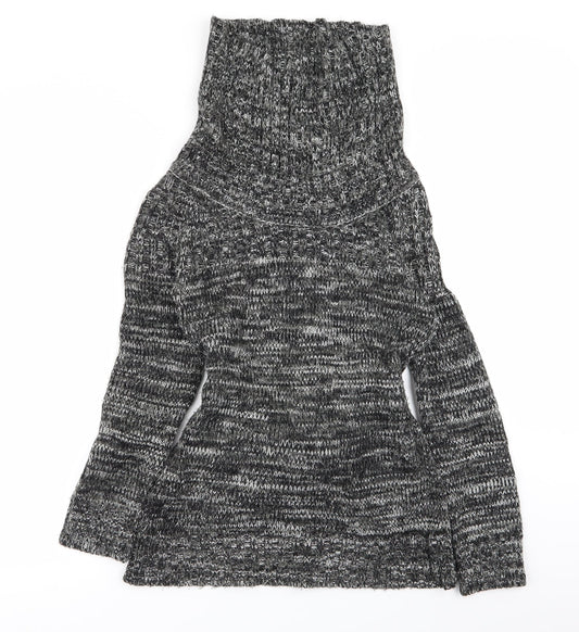 Womens UK Size 10 New Look Grey Pullover Jumper