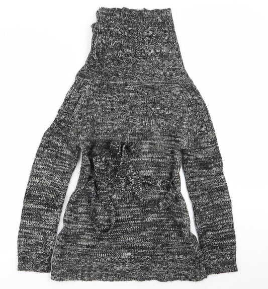 Womens UK Size 10 New Look Grey Pullover Jumper