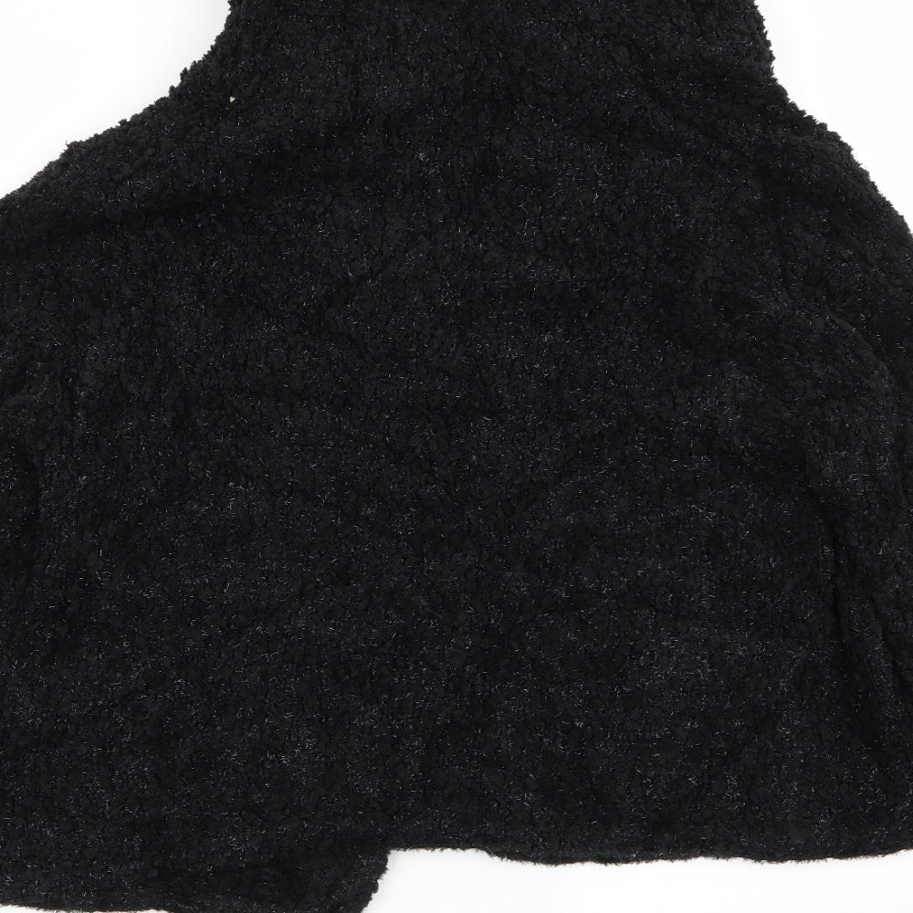 Womens UK Size M Roman Black Overcoat