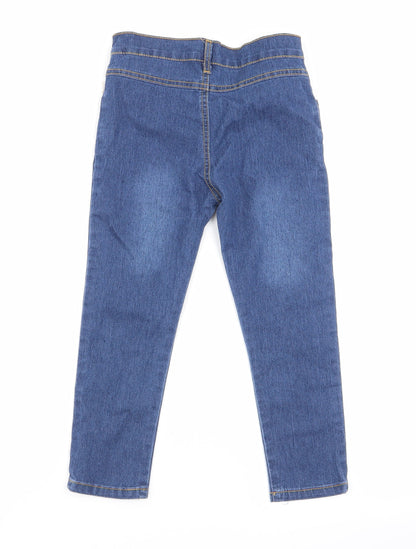 Preworn Girls Blue   Skinny Jeans Size 8 Years