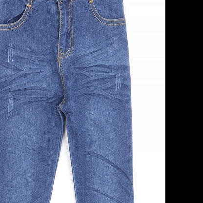 Preworn Girls Blue   Skinny Jeans Size 8 Years