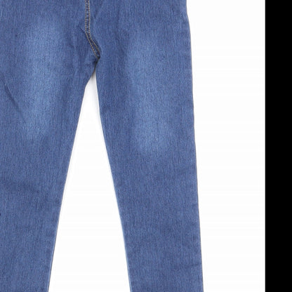 Preworn Girls Blue   Skinny Jeans Size 8 Years