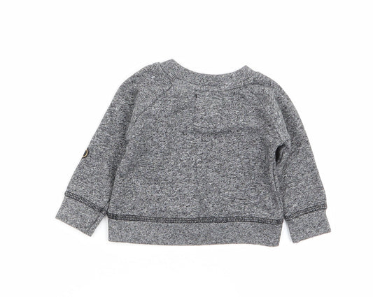 Batman Baby Grey   Pullover Jumper Size 0-3 Months