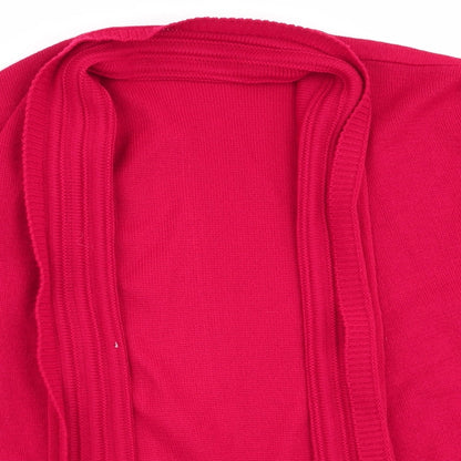 Womens UK Size M vivi Red Cardigan Jumper