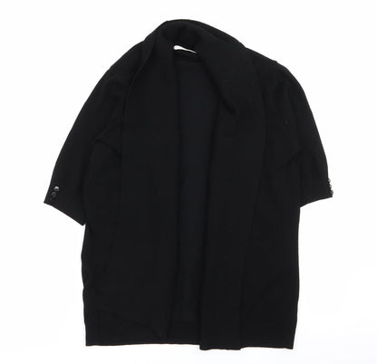Womens UK Size 14 EWM Black Cardigan Jumper