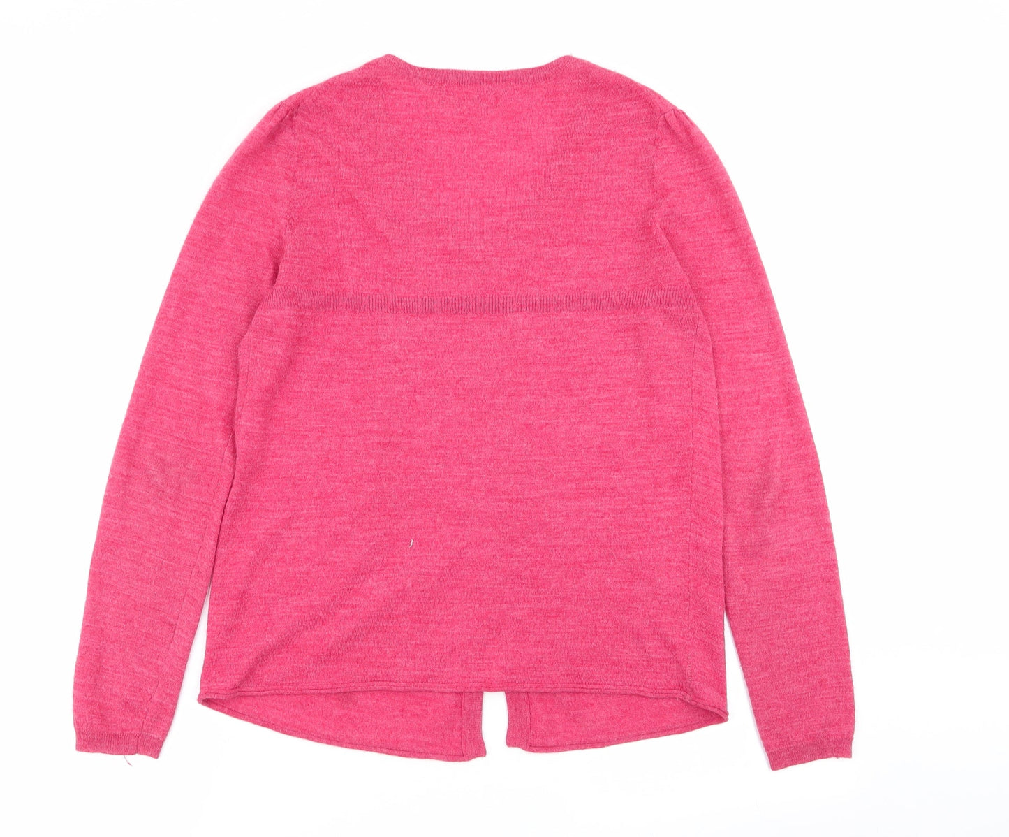 Womens UK Size M Lux Red Cardigan Jumper