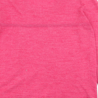 Womens UK Size M Lux Red Cardigan Jumper