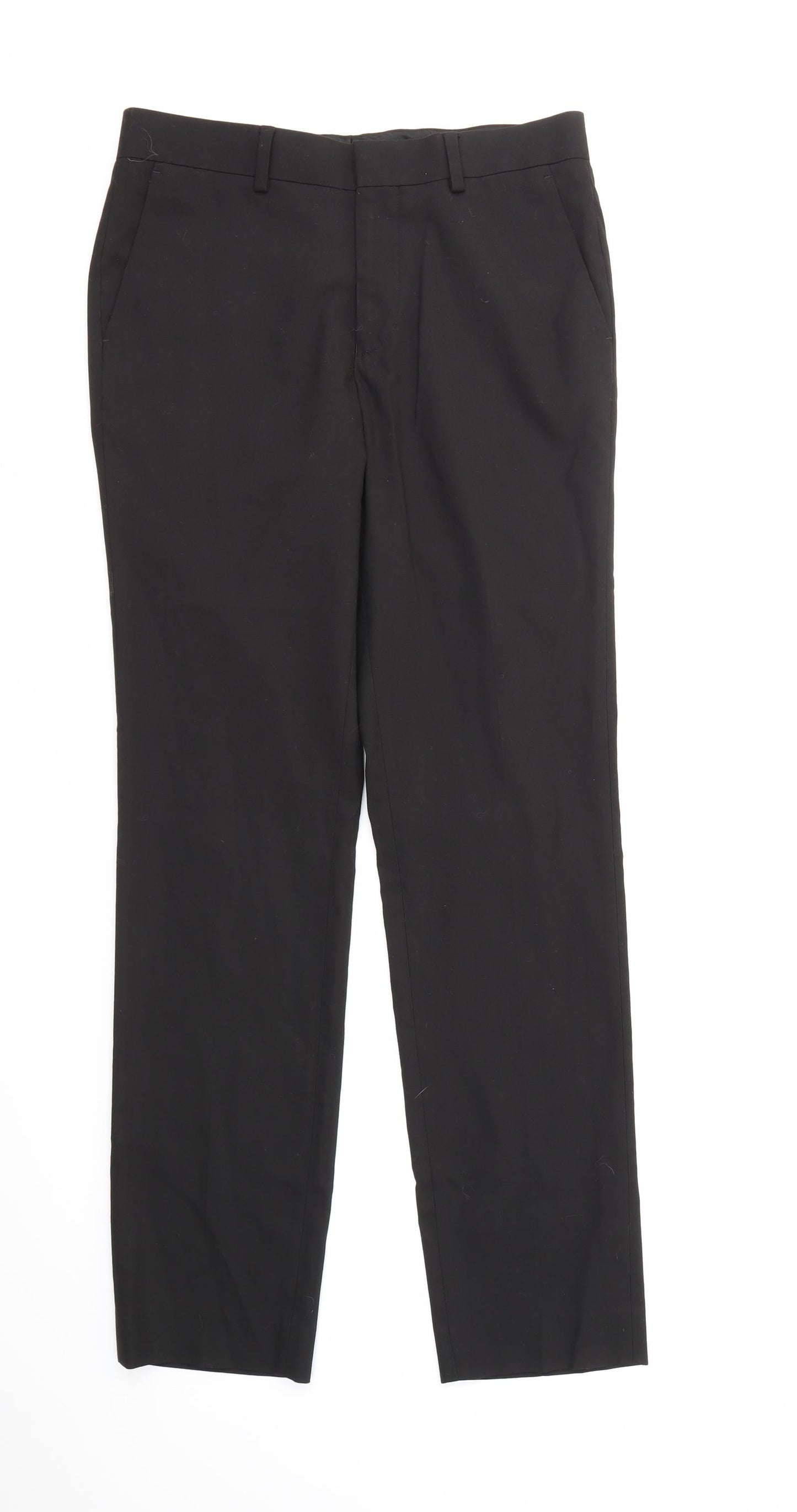 Womens UK Size 30 in NEW LOOK Regular Fit  Black Trousers