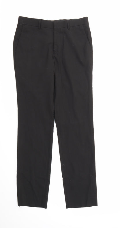 Womens UK Size 30 in NEW LOOK Regular Fit  Black Trousers