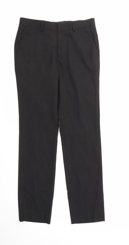 Womens UK Size 30 in NEW LOOK Regular Fit  Black Trousers