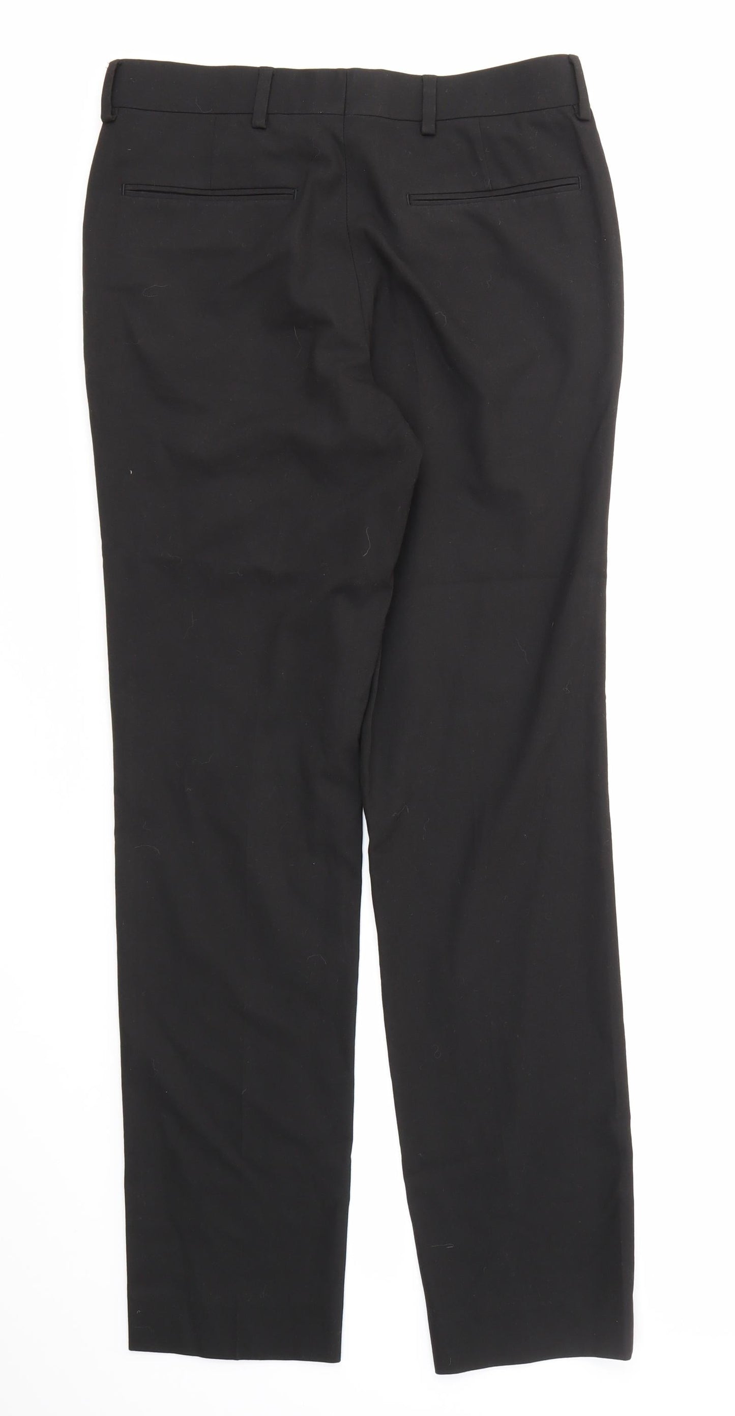 Womens UK Size 30 in NEW LOOK Regular Fit  Black Trousers
