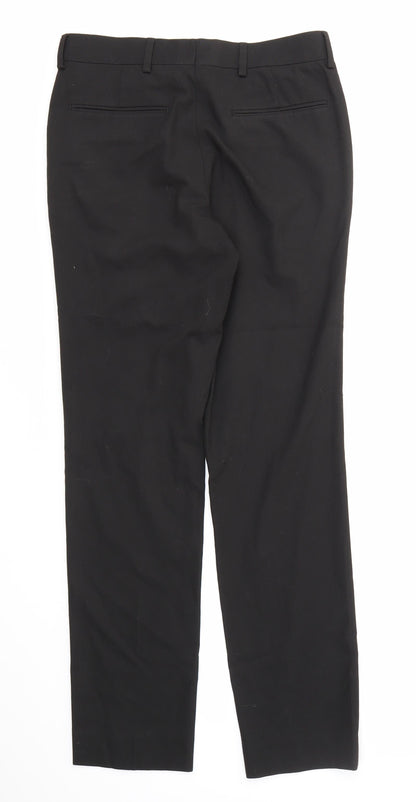 Womens UK Size 30 in NEW LOOK Regular Fit  Black Trousers