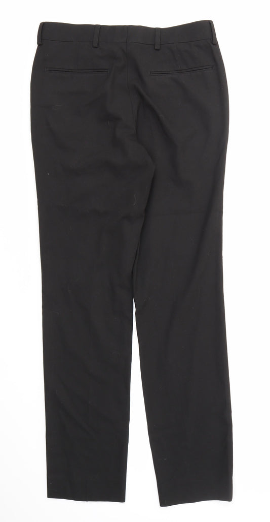 Womens UK Size 30 in NEW LOOK Regular Fit  Black Trousers