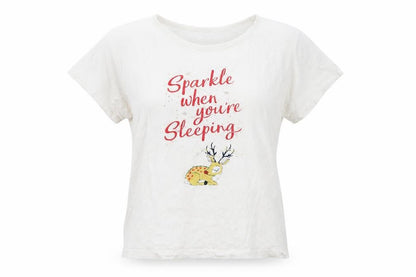 Womens UK Size 10 M&CO White Basic T-Shirt