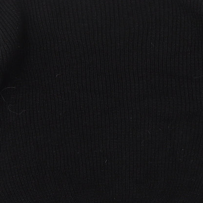 Boohoo Womens Black   Pullover Jumper Size M