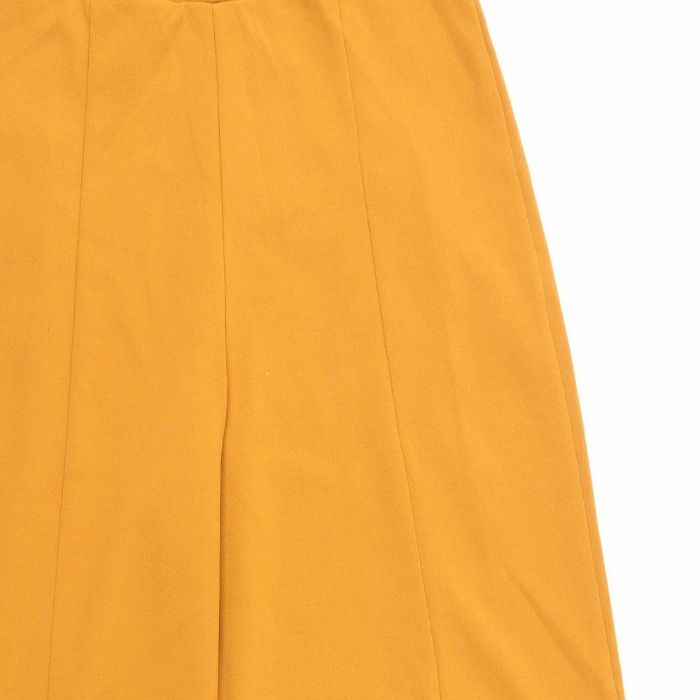 CEMEO ROSE  Womens Orange   Trousers  Size 8 L23 in - STRECHY WAISTBAND