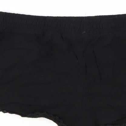 PRIMARK  Womens Black   Culotte Shorts Size 8 - STRECHY WAISTBAND