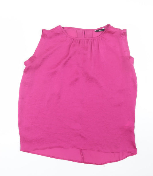 F&F Womens Pink   Basic Tank Size 12