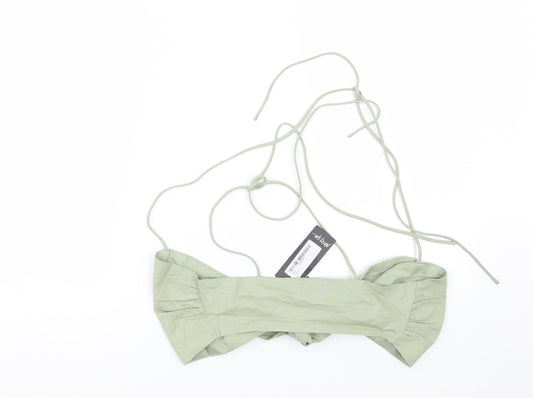 Nasty Gal Womens Green   Cropped Tank Size 6