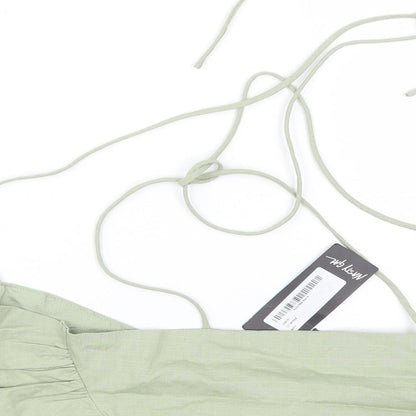 Nasty Gal Womens Green   Cropped Tank Size 6