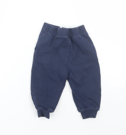 Preworn Baby Blue   Jogger Trousers Size 12 Months