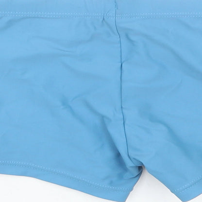 FC Barcelona Boys Blue   Compression Shorts Size 6-7 Years - FC Barcelona