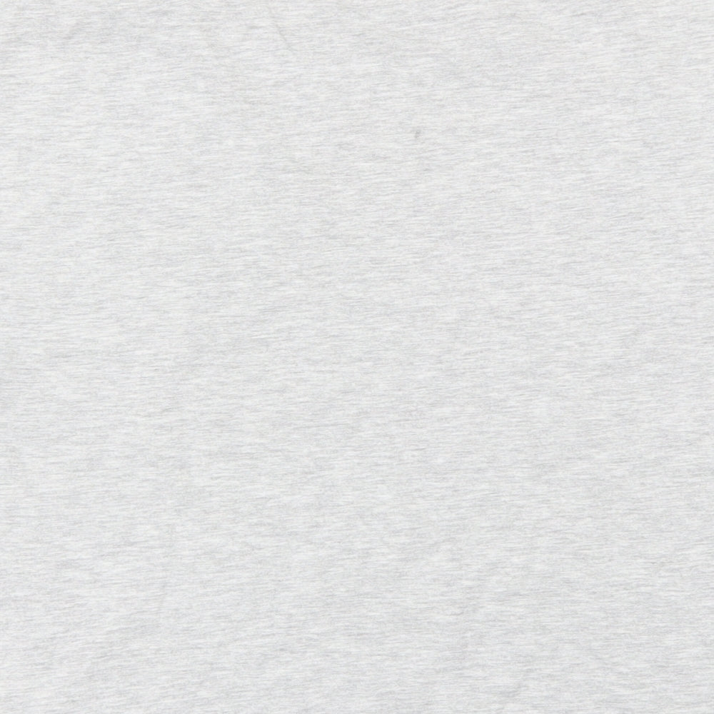 Brand and care label for Marks & Spencer women’s grey top pyjama top, size UK 10